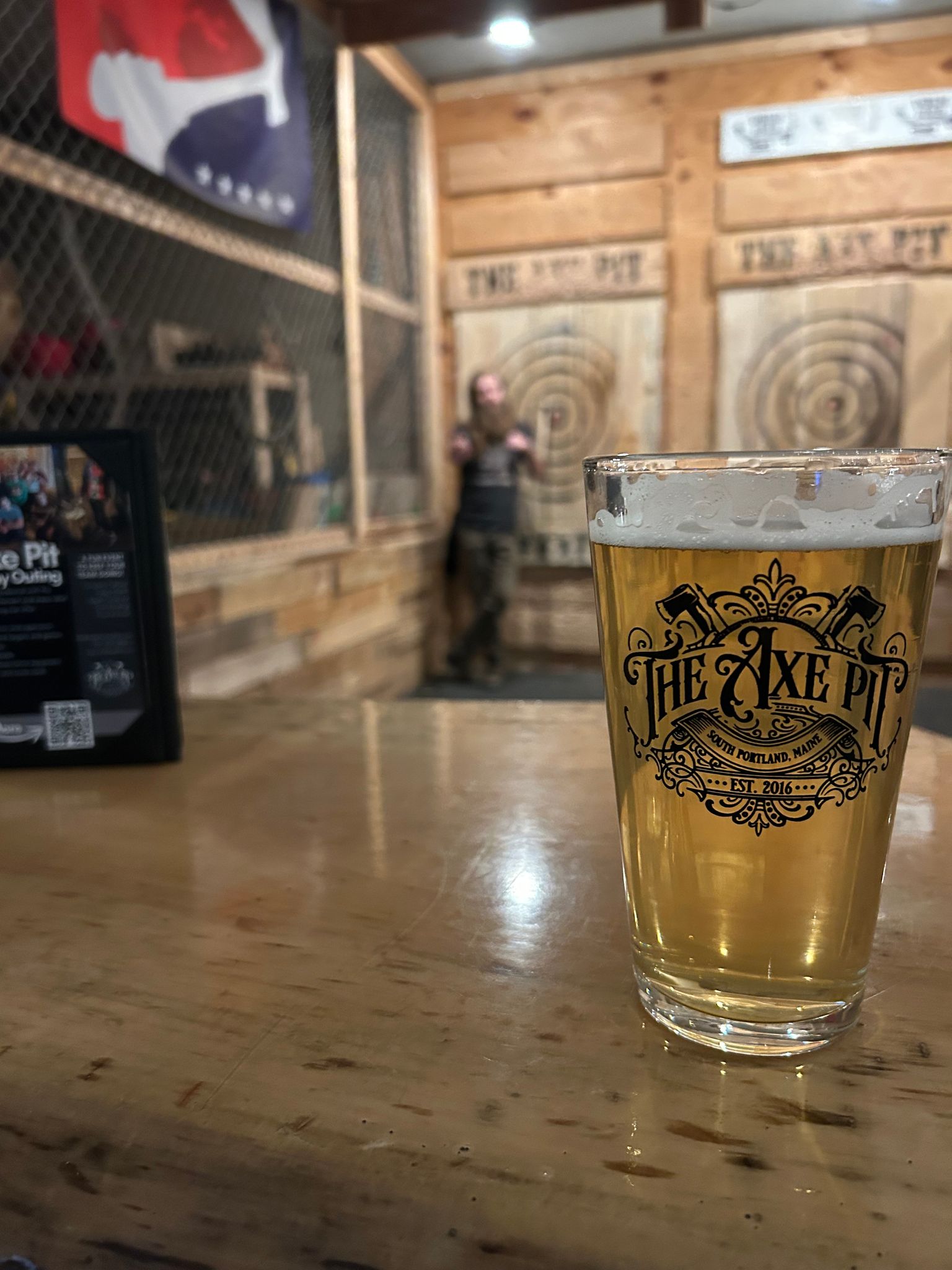 the axe pit beer and axethrowing