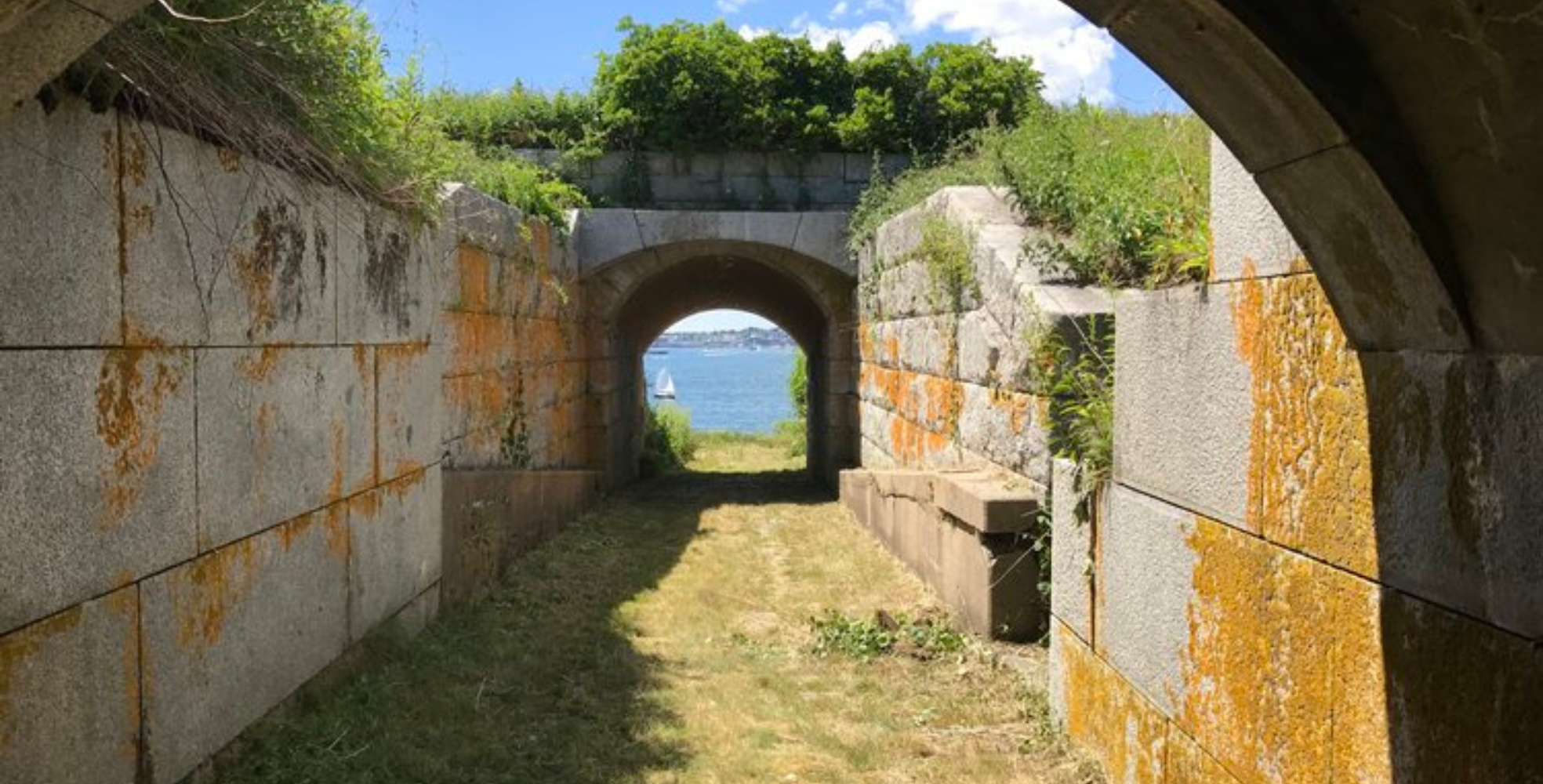 old fort on house island